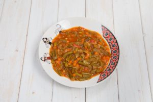 Mancare cu fasole verde