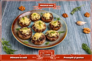 Ciuperci cu gorgonzola