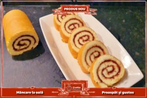 Rulada cu fructe de padure